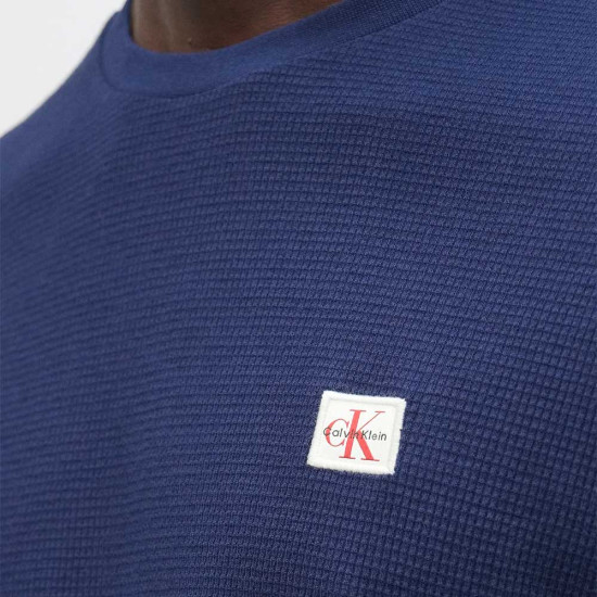 Calvin Klein Ανδρική μακρυμάνικη μπλούζα Long Sleeve Waffle T-shirt
